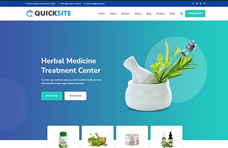 Modelo para clínicas e consultórios