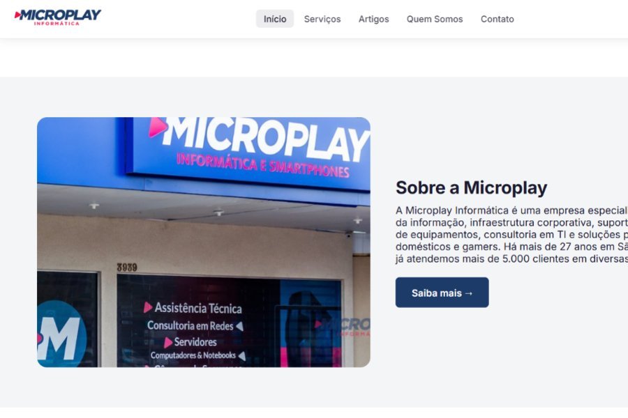 Microplay: presença local que faz a loja ser encontrada